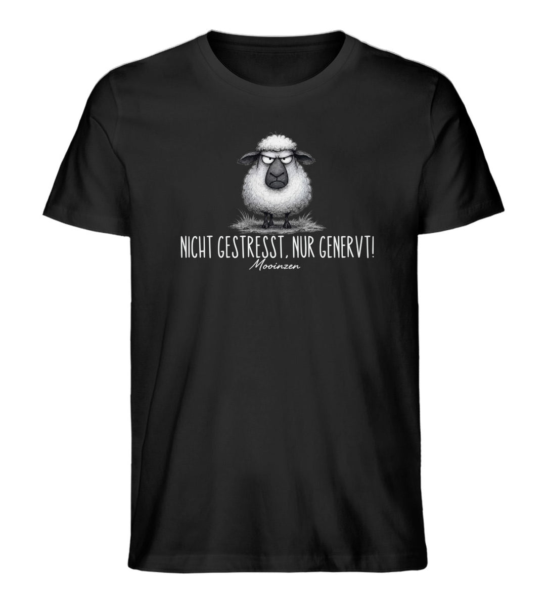 Nicht gestresst nur genervt · Herren Premium Bio T-Shirt-Herren Premium Bio T-Shirt-Black-XS-Mooinzen