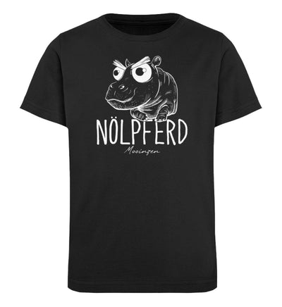 Nölpferd · Kinder Premium Bio T-Shirt-Kinder Premium Bio T-Shirt-Black-9/11 (134/146)-Mooinzen