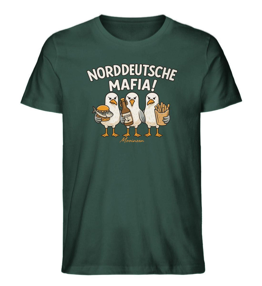 Norddeutsche Mafia · Herren Premium Bio T-Shirt-Herren Premium Bio T-Shirt-Glazed Green-XS-Mooinzen