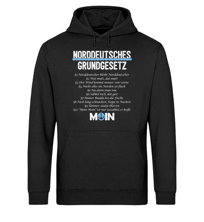 Norddeutsches Grundgesetz · Unisex Bio Hoodie-Unisex Bio Hoodie-Black-S-Mooinzen