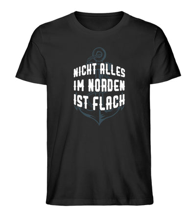 Norden nicht flach · Herren Premium Bio T-Shirt-Herren Premium Bio T-Shirt-Black-XS-Mooinzen