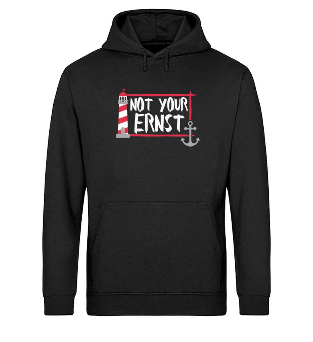 Not your ernst · Unisex Bio Hoodie-Unisex Bio Hoodie-Black-S-Mooinzen