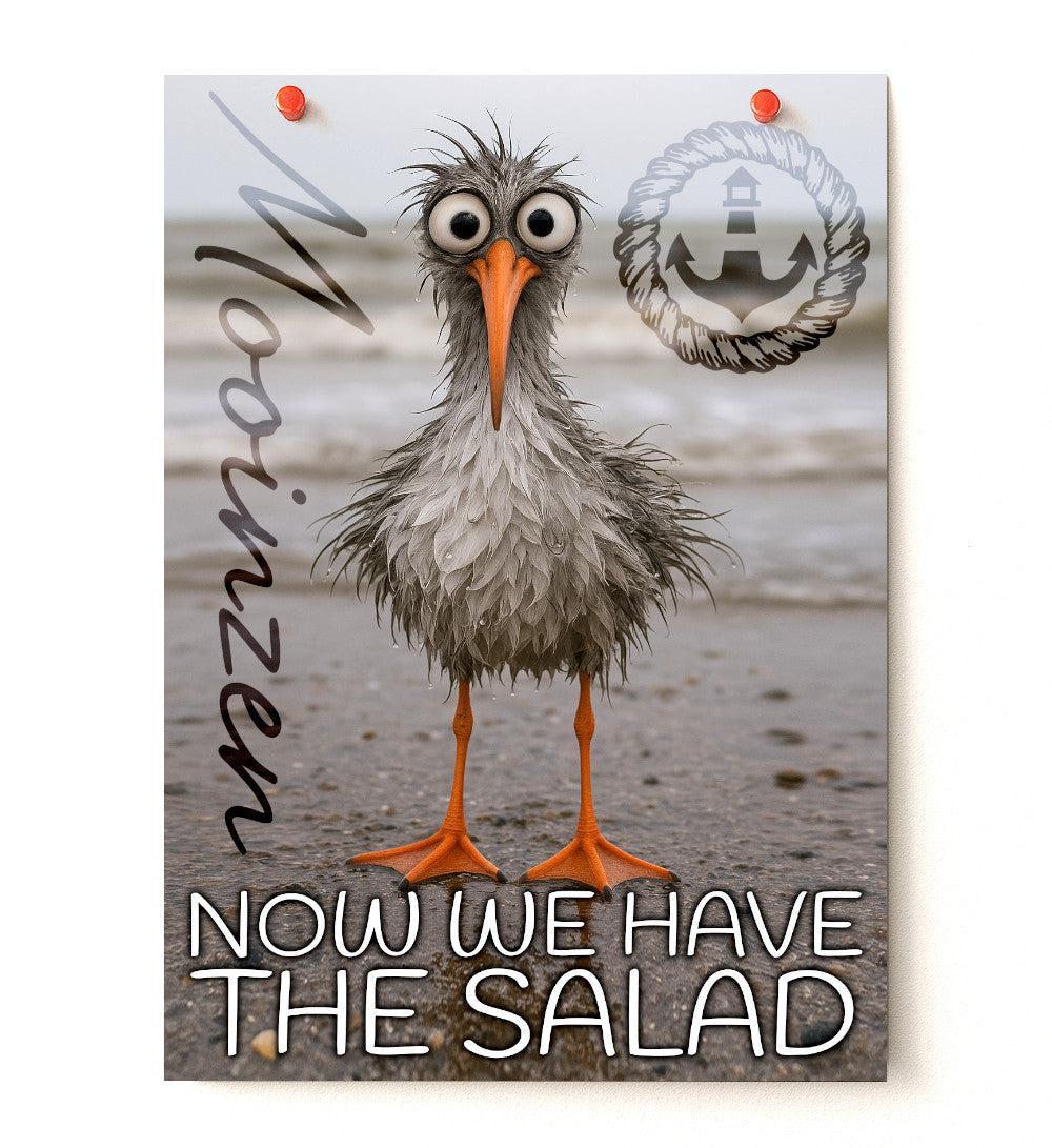 Now We Have The Salad · DIN A3 Poster-Poster-mehrfarbig-Din A3-Mooinzen