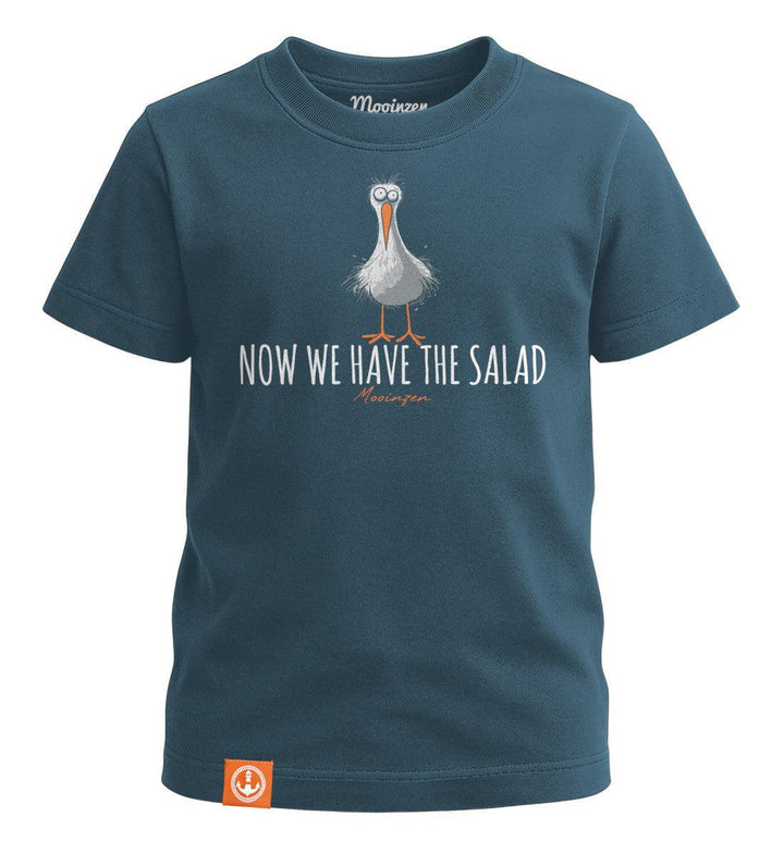 Now We Have The Salad · Kinder Premium Signature Bio T-Shirt-Kinder Premium Bio T-Shirt (Eigenproduktion)-stargazer-98/104-Mooinzen