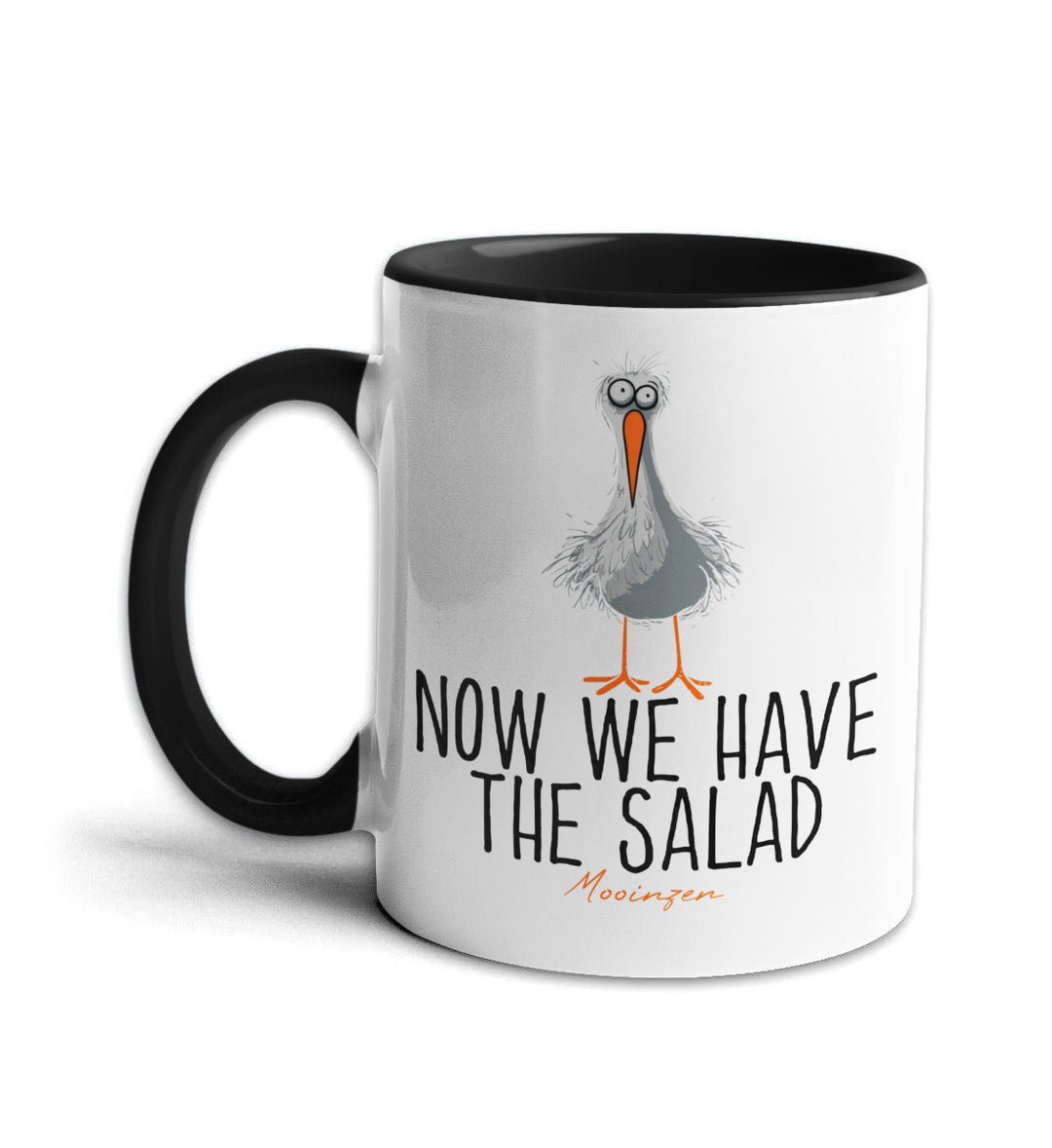 Now we have the Salad · Keramiktasse Zweifarbig-Keramik Tasse zweifarbig-Mooinzen