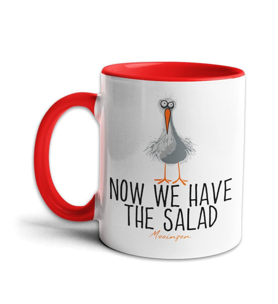 Now we have the Salad · Keramiktasse Zweifarbig-Keramik Tasse zweifarbig-Mooinzen