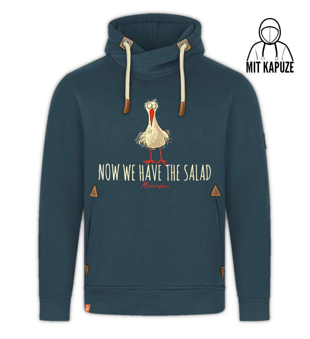 Now we have the Salad (Stick) · Unisex Bio Schalkragen Hoodie-Unisex Bio Schalkragen Hoodie-stargazer-S-Mooinzen