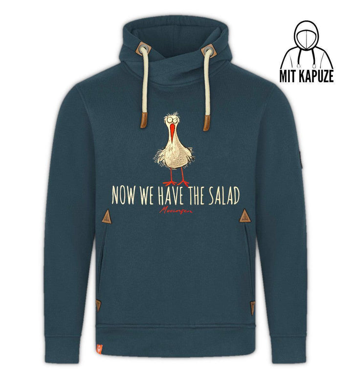 Now we have the Salad (Stick) · Unisex Bio Schalkragen Hoodie-Unisex Bio Schalkragen Hoodie-stargazer-S-Mooinzen