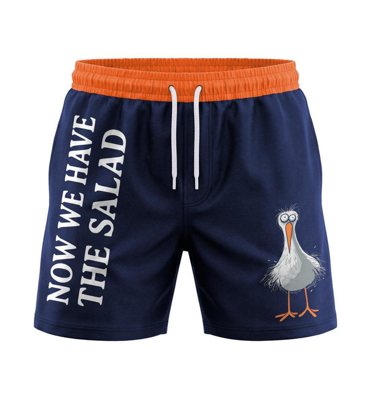 Now we have the salad · Herren Premium Badeshorts-Herren Premium Badeshorts-navy-S-Mooinzen