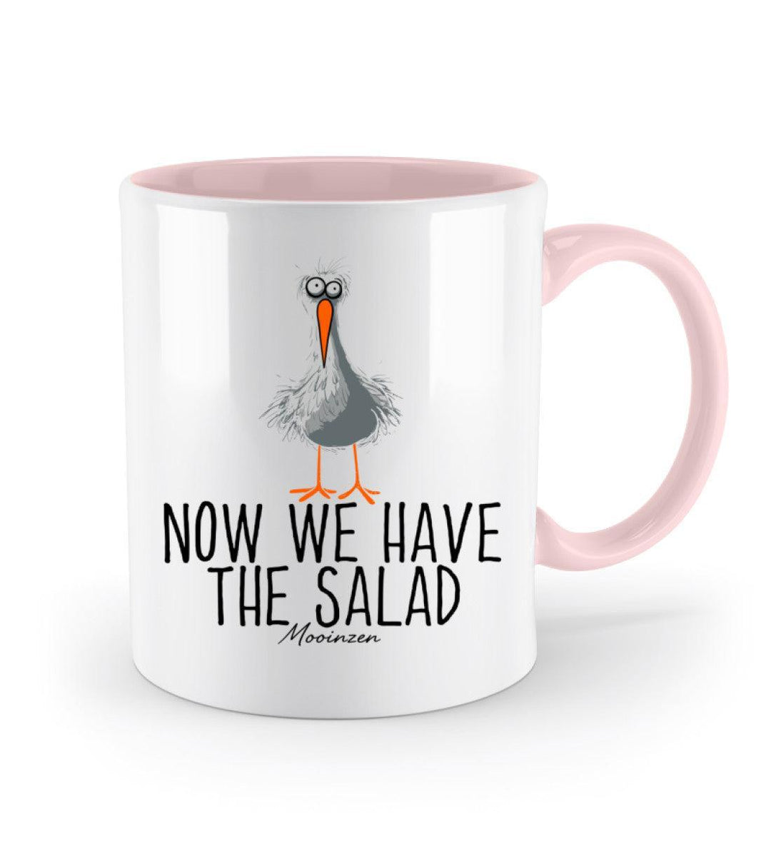 Now we have the salad · Keramiktasse Zweifarbig-Keramik Tasse Zweifarbig-Mooinzen