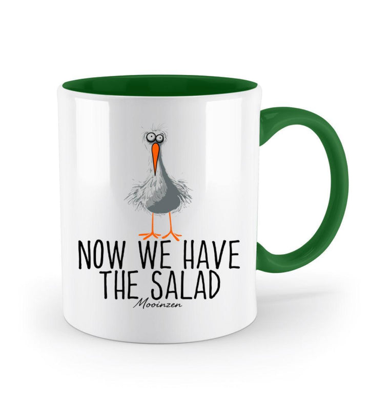 Now we have the salad · Keramiktasse Zweifarbig-Keramik Tasse Zweifarbig-Mooinzen
