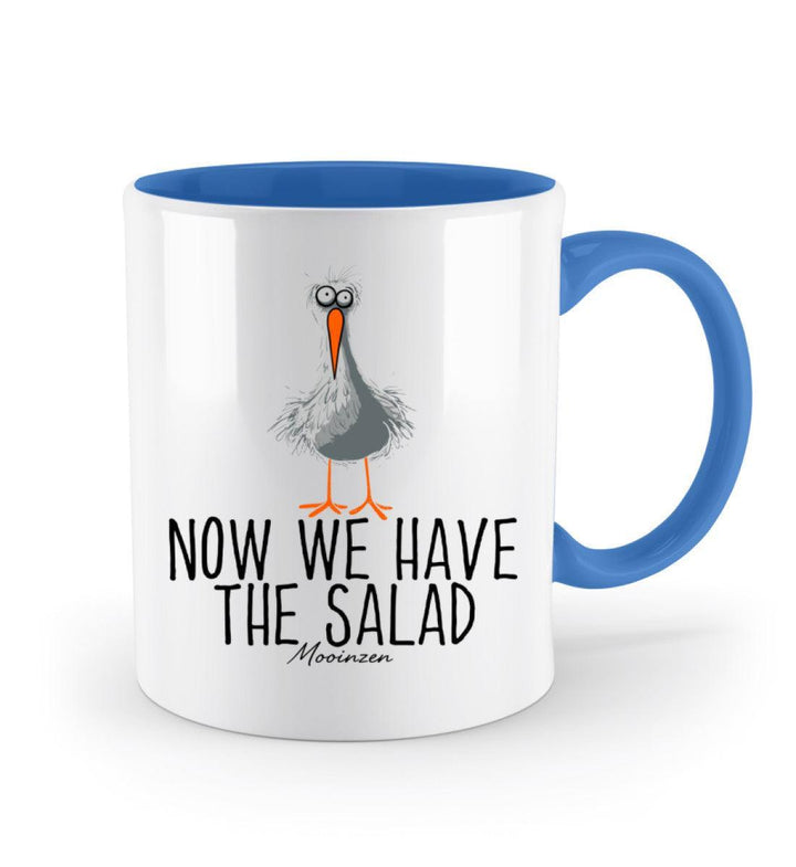 Now we have the salad · Keramiktasse Zweifarbig-Keramik Tasse Zweifarbig-Mooinzen