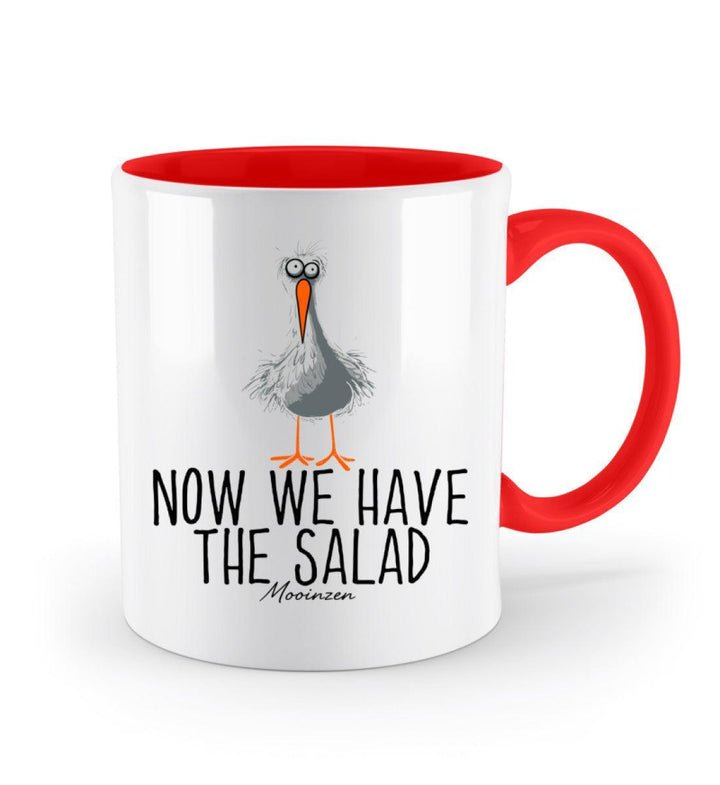 Now we have the salad · Keramiktasse Zweifarbig-Keramik Tasse Zweifarbig-Mooinzen