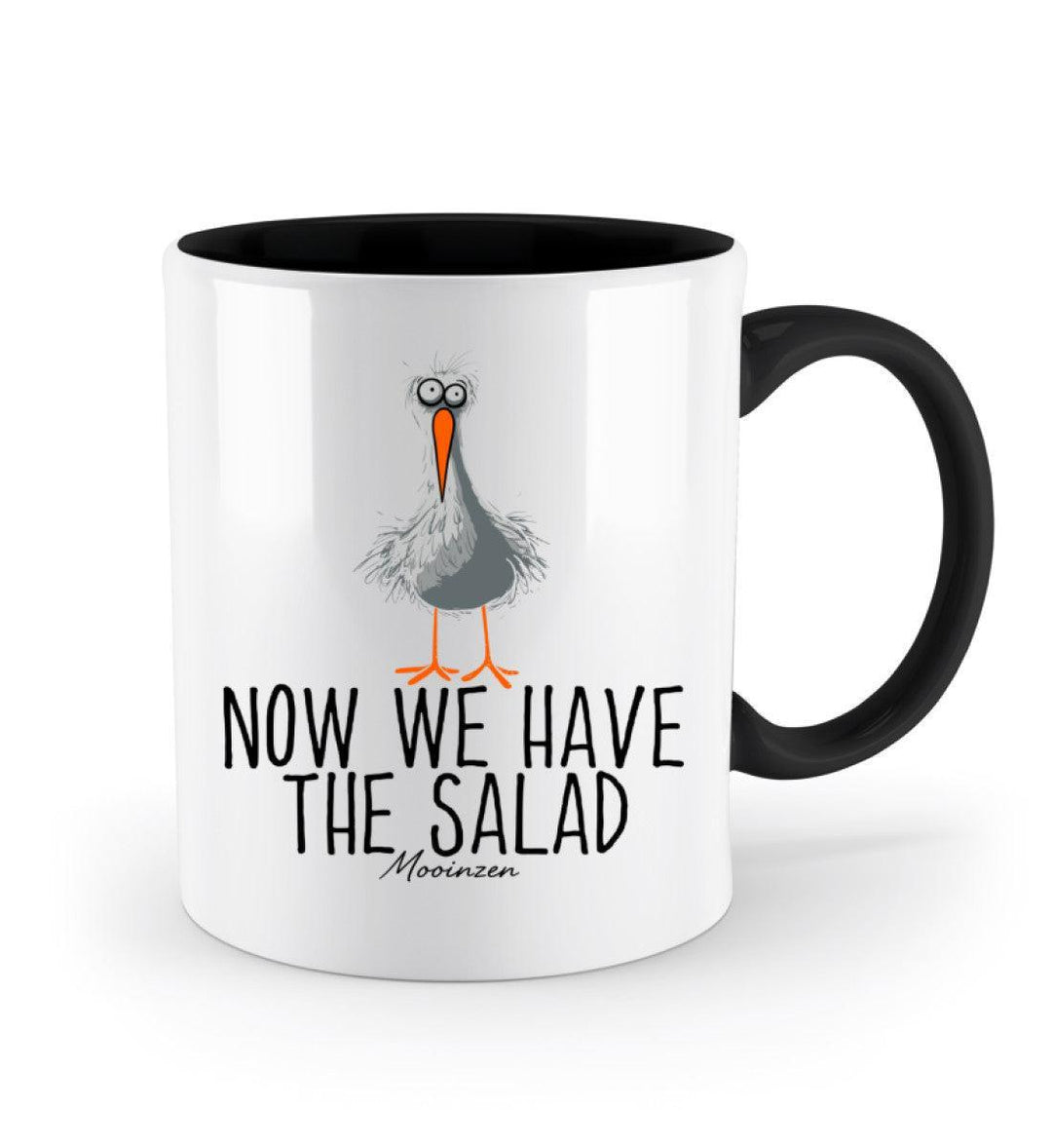 Now we have the salad · Keramiktasse Zweifarbig-Keramik Tasse Zweifarbig-Mooinzen