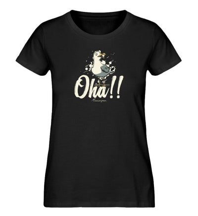 Oha 2 · Damen Premium Bio T-Shirt-Damen Premium Bio T-Shirt-Black-XS-Mooinzen
