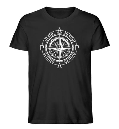 Papa Kompass · Herren Premium Bio T-Shirt-Herren Premium Bio T-Shirt-Black-XS-Mooinzen