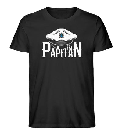 Papitän · Herren Premium Bio T-Shirt-Herren Premium Bio T-Shirt-Black-XS-Mooinzen