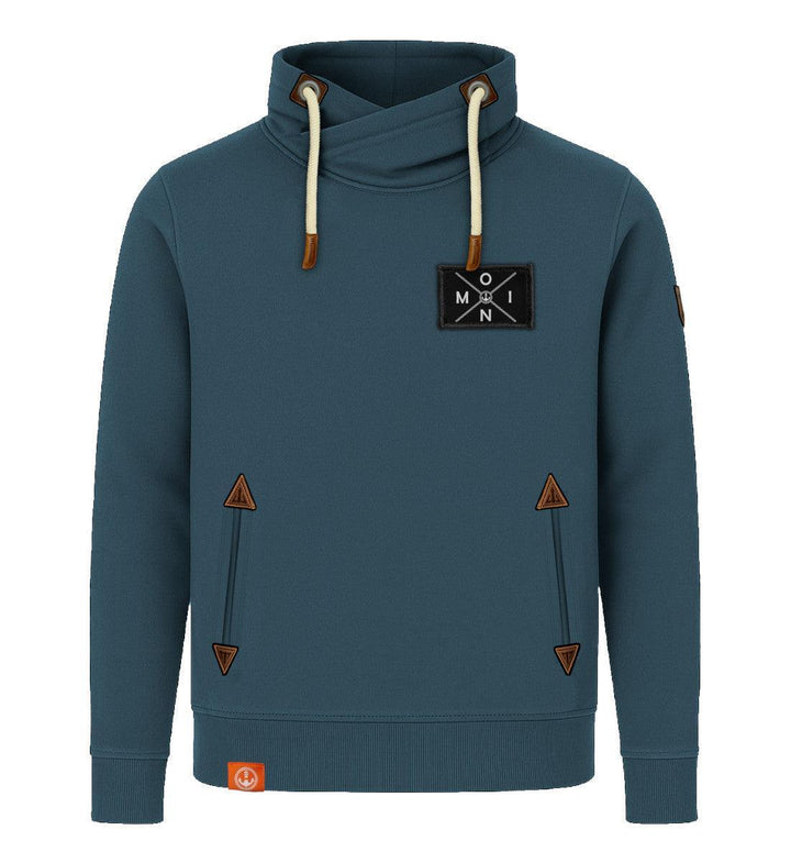 Patch · Unisex Bio Schalkragen Sweatshirt (ohne Kapuze)-Unisex Bio Schalkragen Sweatshirt-stargazer-S-Mooinzen