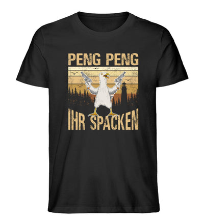 Peng Peng ihr Spacken · Herren Premium Bio T-Shirt-Herren Premium Bio T-Shirt-Black-XS-Mooinzen