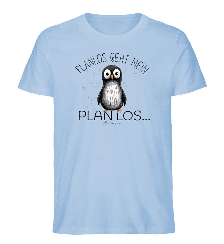 Planlos geht mein Plan los · Herren Premium Bio T-Shirt-Herren Premium Bio T-Shirt-Blue Soul-XS-Mooinzen