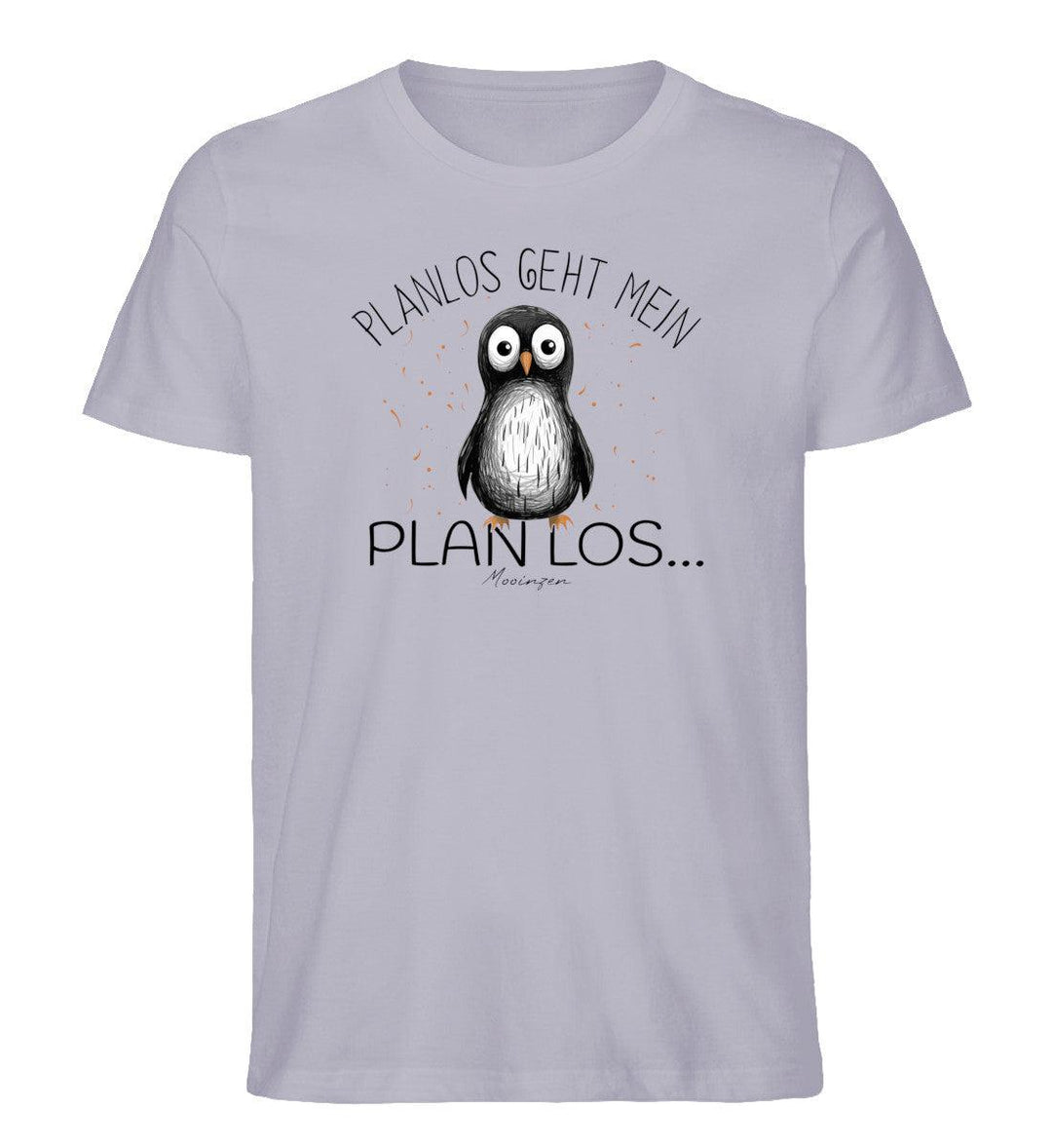 Planlos geht mein Plan los · Herren Premium Bio T-Shirt-Herren Premium Bio T-Shirt-Lavender-XS-Mooinzen