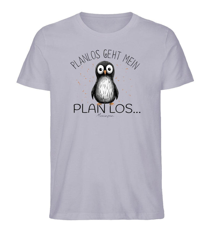 Planlos geht mein Plan los · Herren Premium Bio T-Shirt-Herren Premium Bio T-Shirt-Lavender-XS-Mooinzen