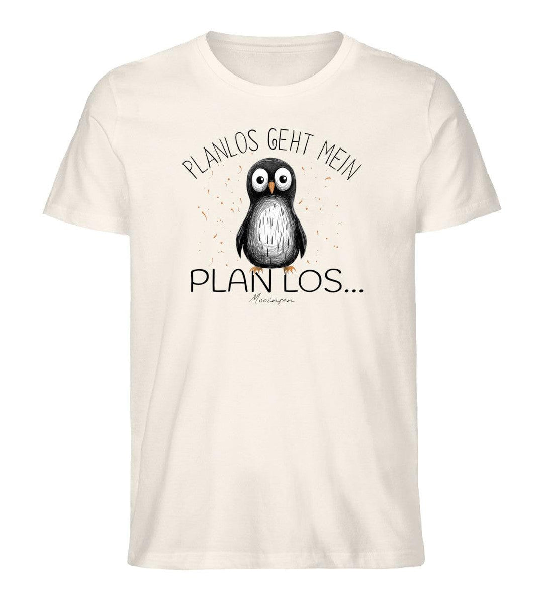 Planlos geht mein Plan los · Herren Premium Bio T-Shirt-Herren Premium Bio T-Shirt-Vintage White-XS-Mooinzen