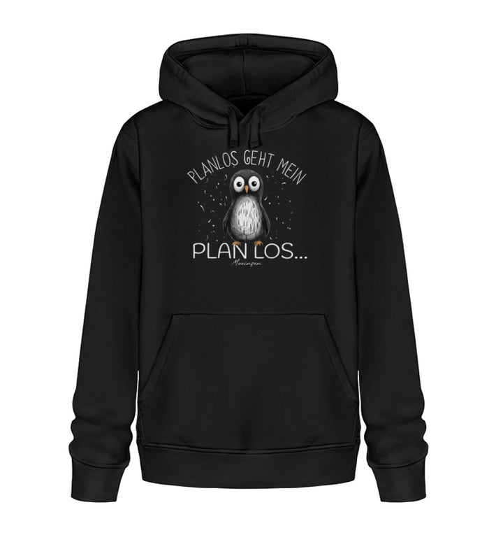 Planlos geht mein Plan los · Unisex Bio Hoodie-Unisex Bio Hoodie-Black-XS-Mooinzen