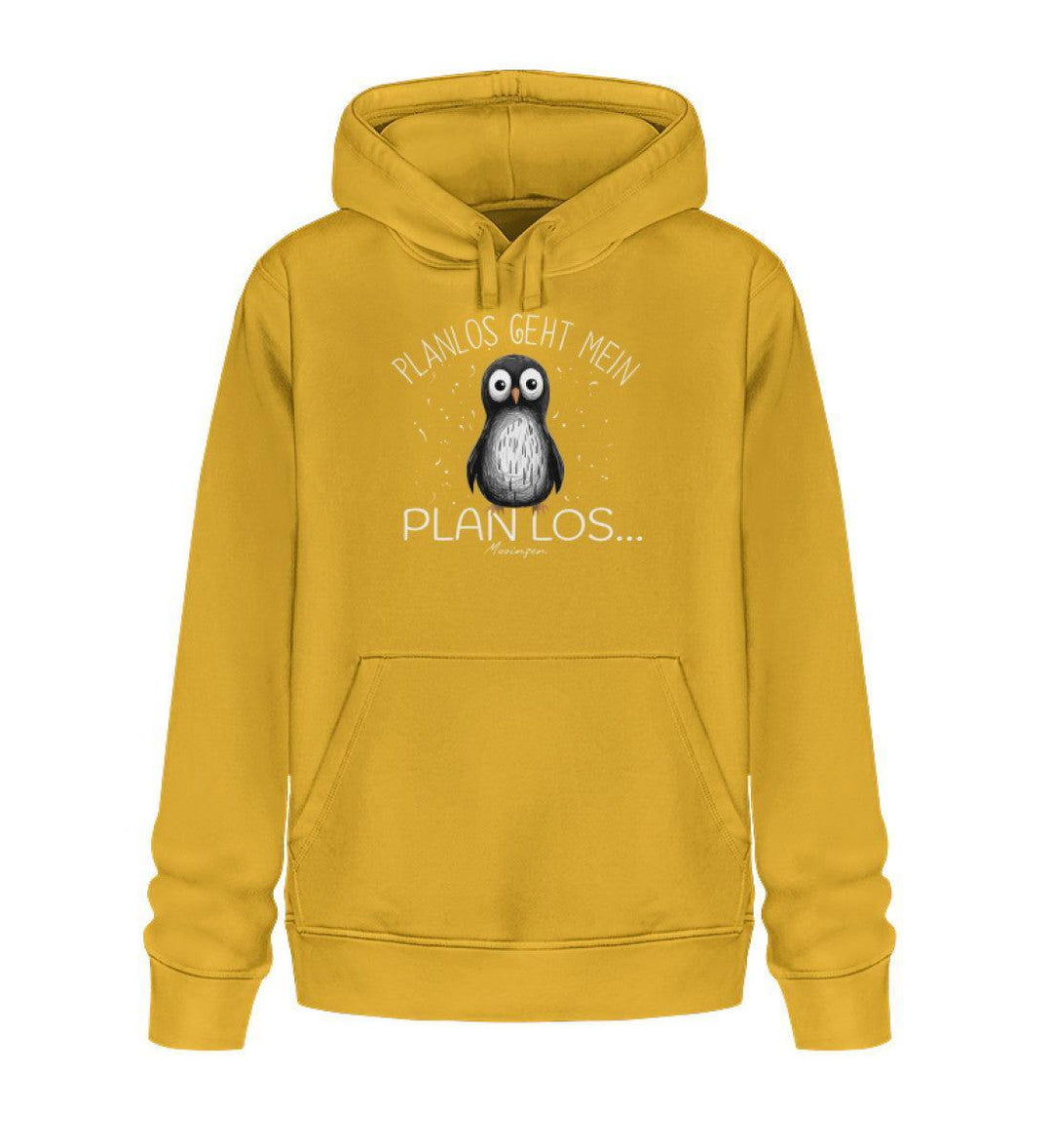 Planlos geht mein Plan los · Unisex Bio Hoodie-Unisex Bio Hoodie-Spectra Yellow-XS-Mooinzen