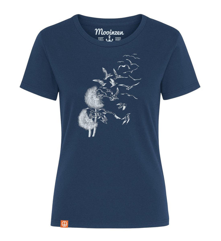 Pusteblume Möwen · Damen Premium Signature Bio T-Shirt-Damen Signature Bio T-Shirt-dress-blue-XS-Mooinzen