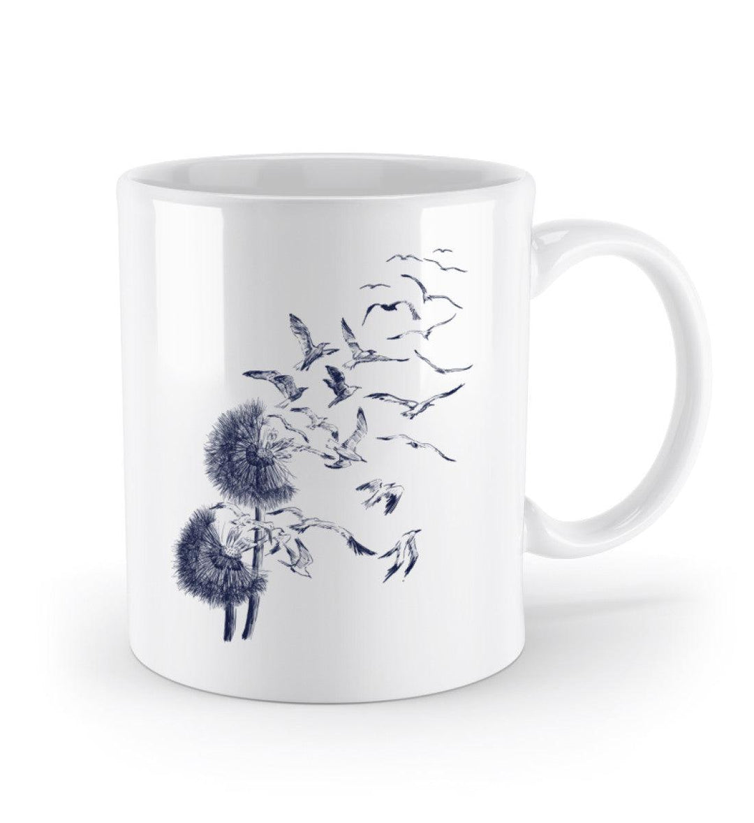 Pusteblume Möwen · Keramik Tasse weiß-Keramik Tasse weiß-Mooinzen