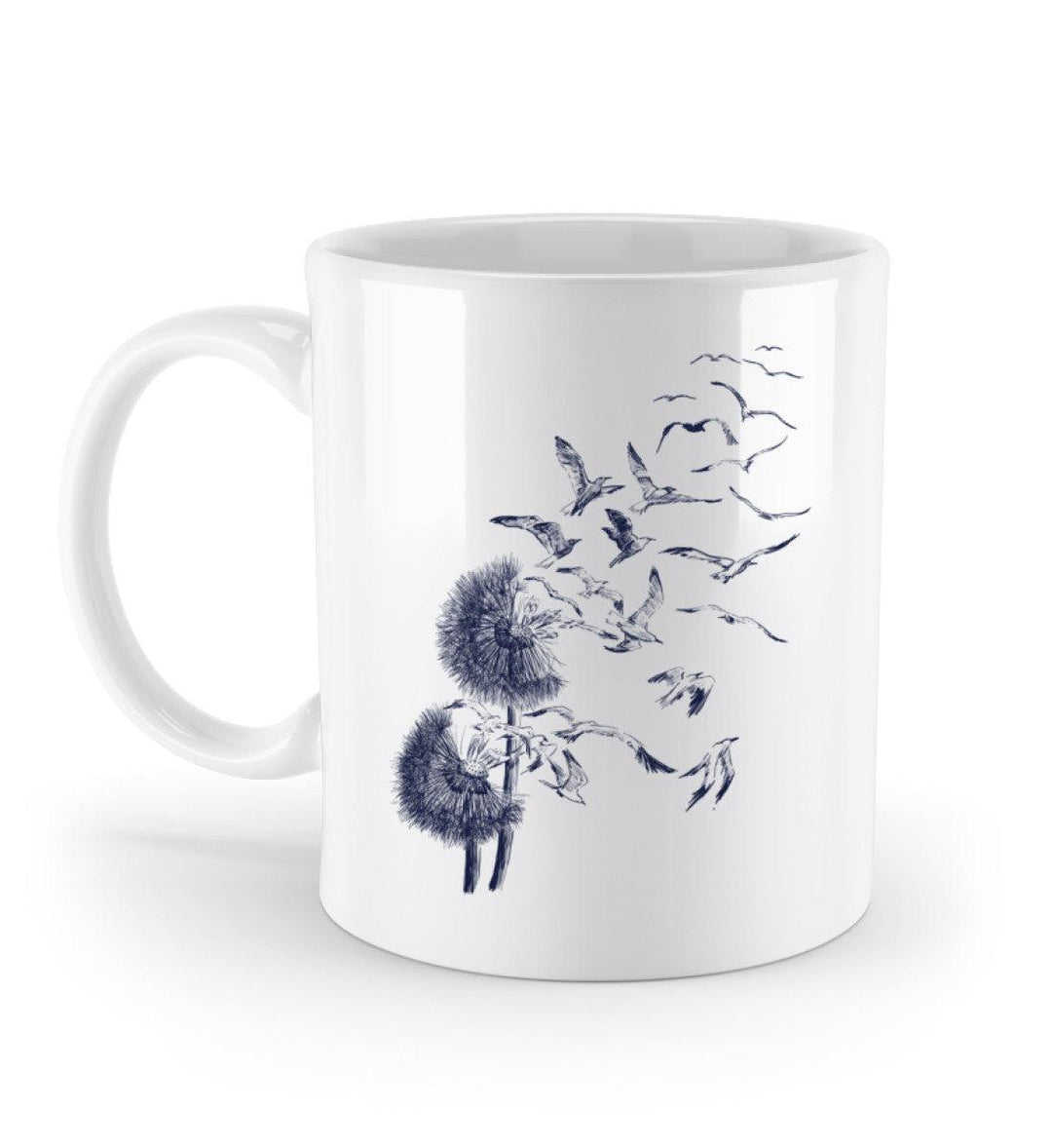 Pusteblume Möwen · Keramik Tasse weiß-Keramik Tasse weiß-White-Einheitsgröße-Mooinzen