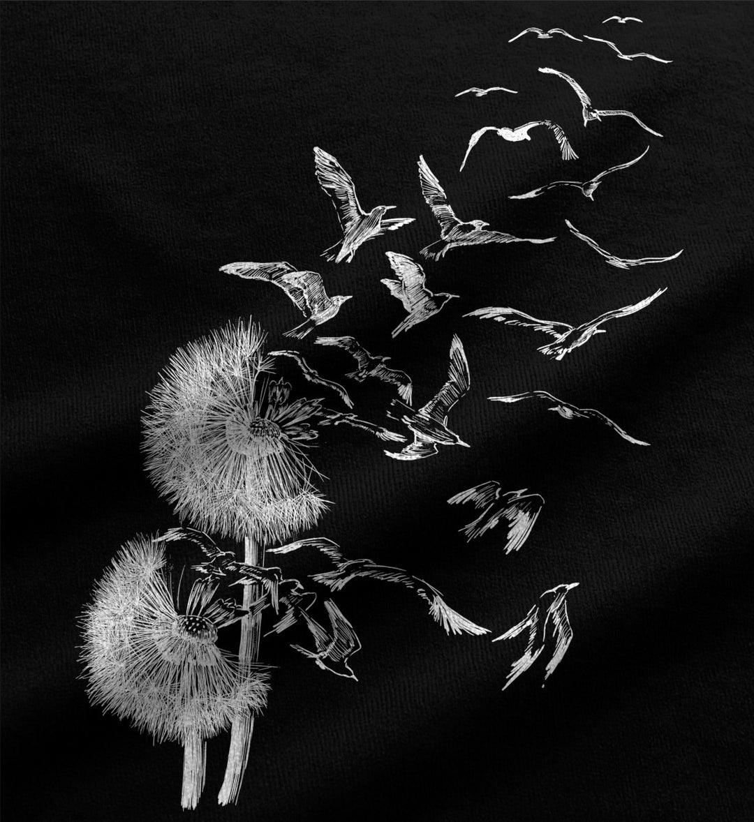 Pusteblume Möwen · Herren Premium Bio T-Shirt-Herren Premium Bio T-Shirt-Black-XS-Mooinzen