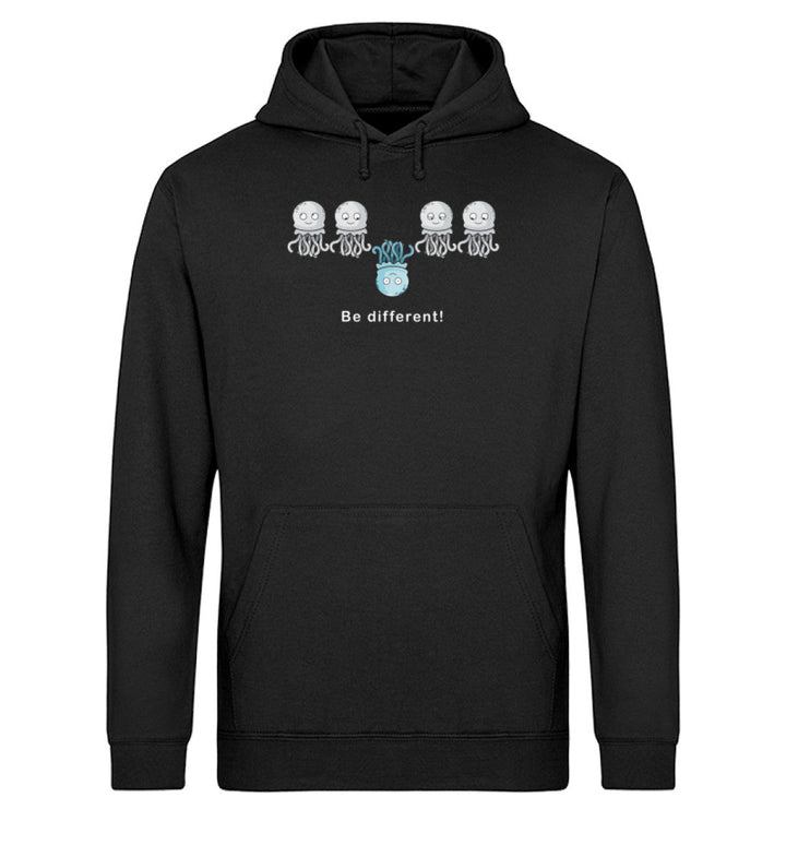 Quallen different · Unisex Bio Hoodie-Unisex Bio Hoodie-Black-S-Mooinzen