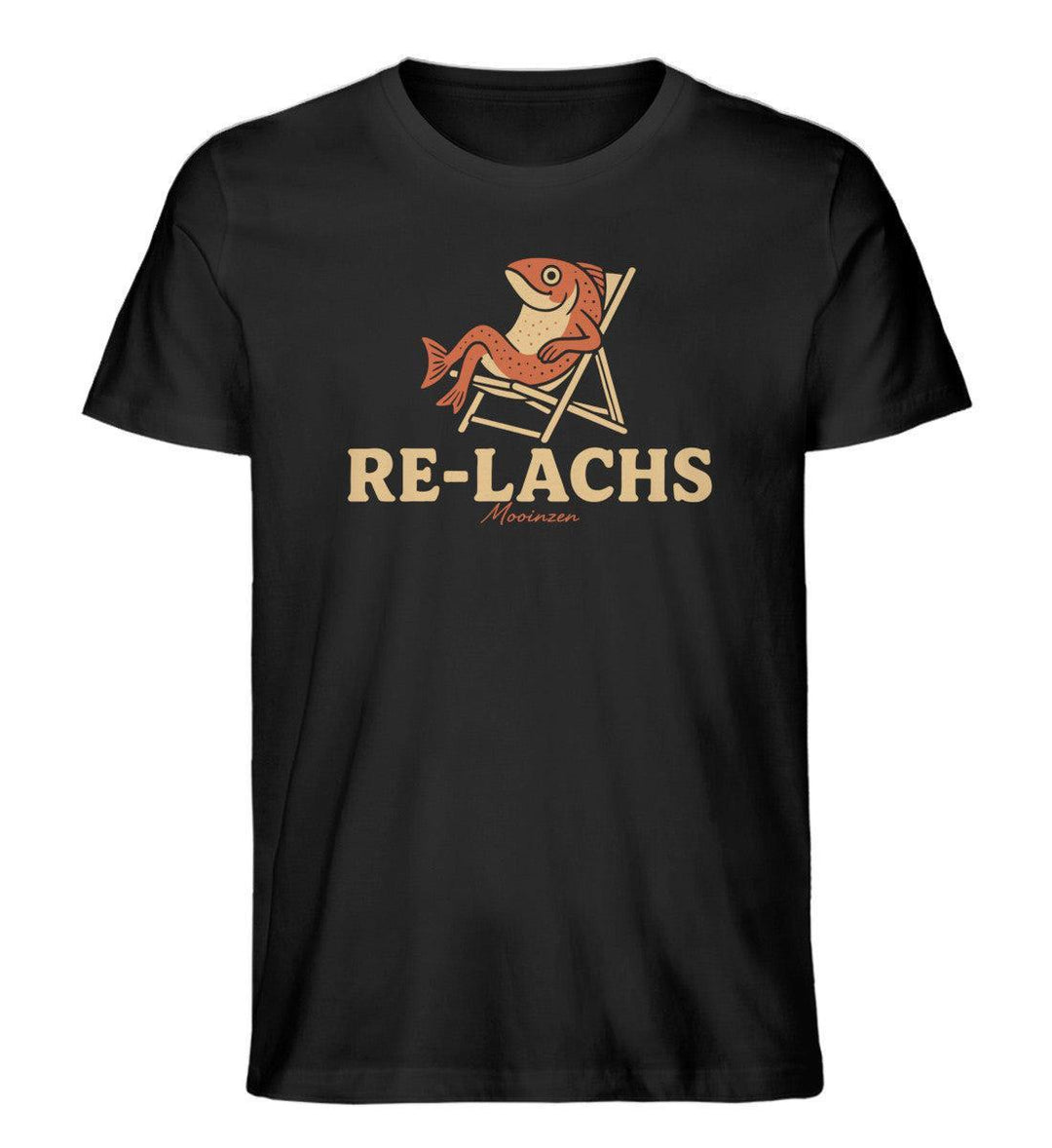 Re-Lachs · Herren Premium Bio T-Shirt-Herren Premium Bio T-Shirt-Black-XS-Mooinzen