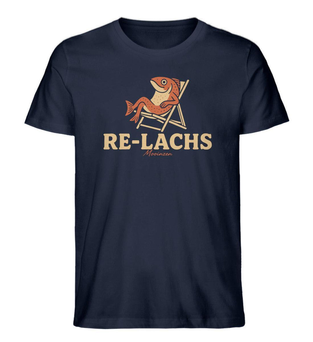 Re-Lachs · Herren Premium Bio T-Shirt-Herren Premium Bio T-Shirt-French Navy-XS-Mooinzen