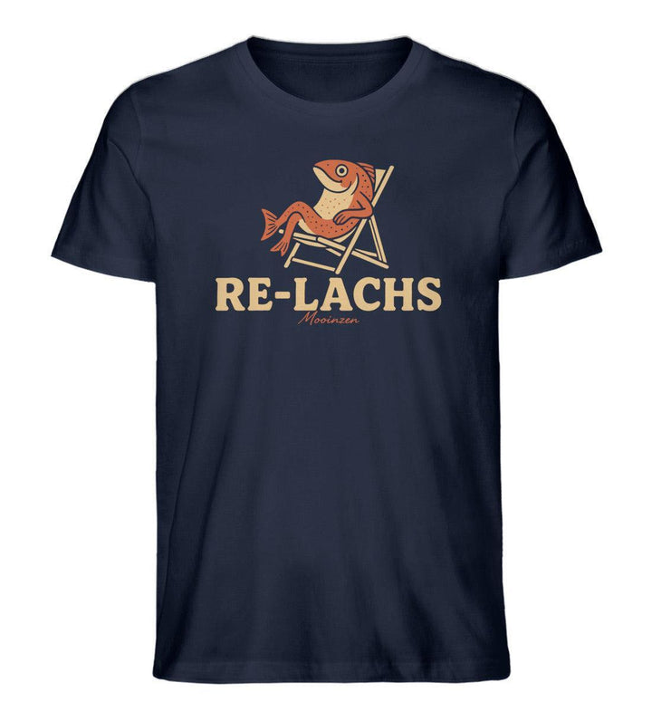 Re-Lachs · Herren Premium Bio T-Shirt-Herren Premium Bio T-Shirt-French Navy-XS-Mooinzen