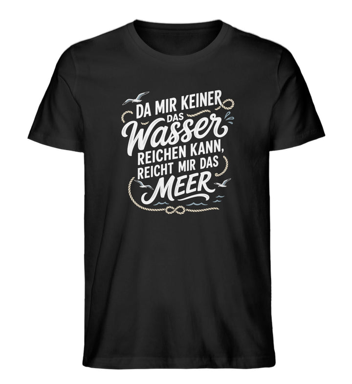 Reicht mir das Meer · Herren Premium Bio T-Shirt-Herren Premium Bio T-Shirt-Black-XS-Mooinzen
