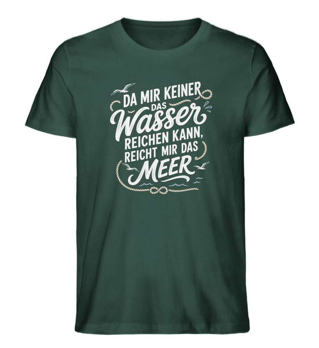 Reicht mir das Meer · Herren Premium Bio T-Shirt-Herren Premium Bio T-Shirt-Glazed Green-XS-Mooinzen