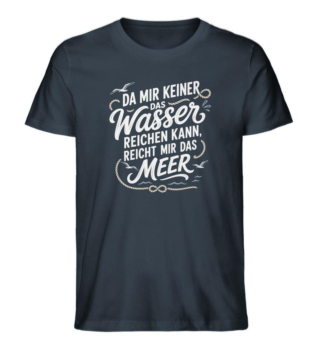 Reicht mir das Meer · Herren Premium Bio T-Shirt-Herren Premium Bio T-Shirt-India Ink Grey-XS-Mooinzen