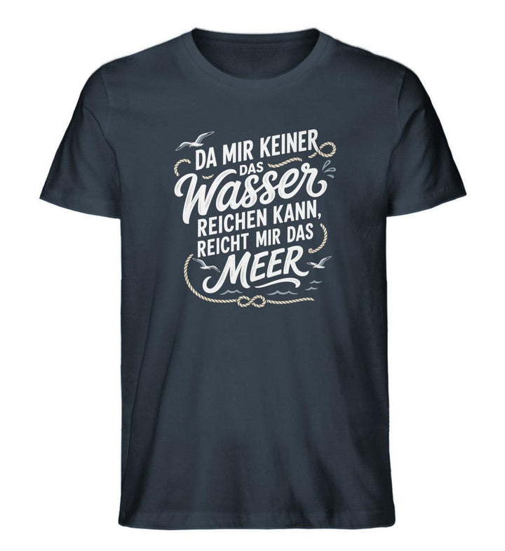 Reicht mir das Meer · Herren Premium Bio T-Shirt-Herren Premium Bio T-Shirt-India Ink Grey-XS-Mooinzen