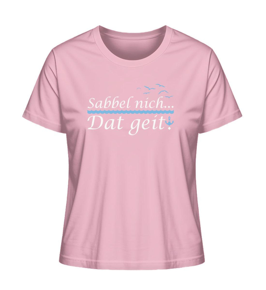 Sabbel nich dat geit · Damen Premium Bio T-Shirt 2.0-Damen Premium Bio T-Shirt 2.0-Cotton Pink-XS-Mooinzen