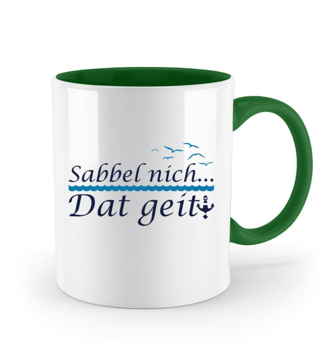 Sabbel nich.. Dat geit! · Keramiktasse Zweifarbig-Keramik Tasse zweifarbig-Mooinzen