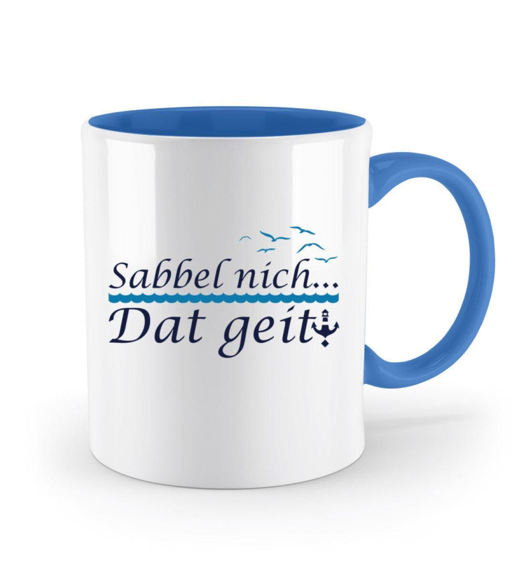 Sabbel nich.. Dat geit! · Keramiktasse Zweifarbig-Keramik Tasse zweifarbig-Mooinzen