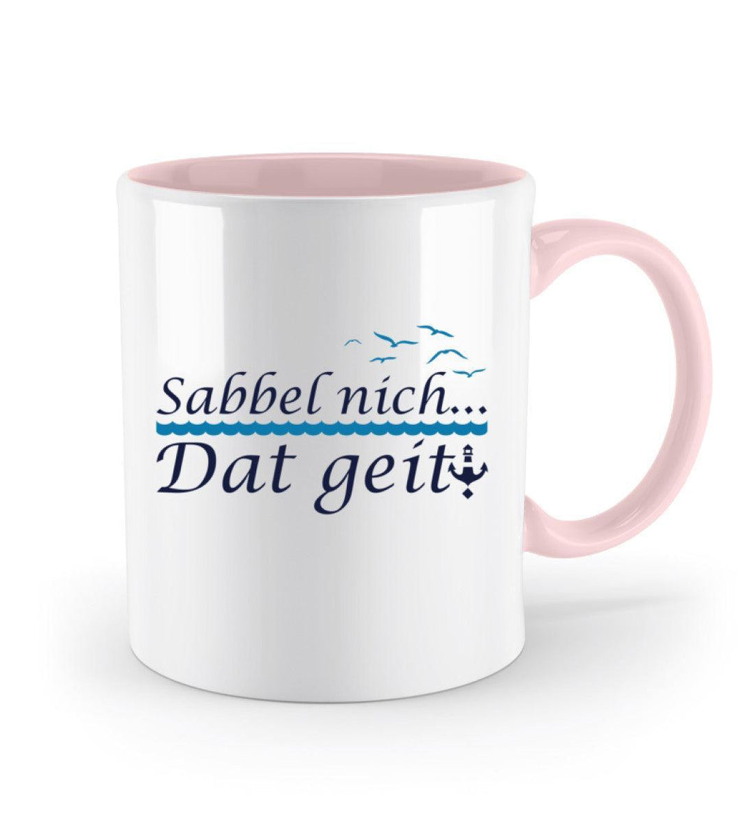 Sabbel nich.. Dat geit! · Keramiktasse Zweifarbig-Keramik Tasse zweifarbig-Mooinzen