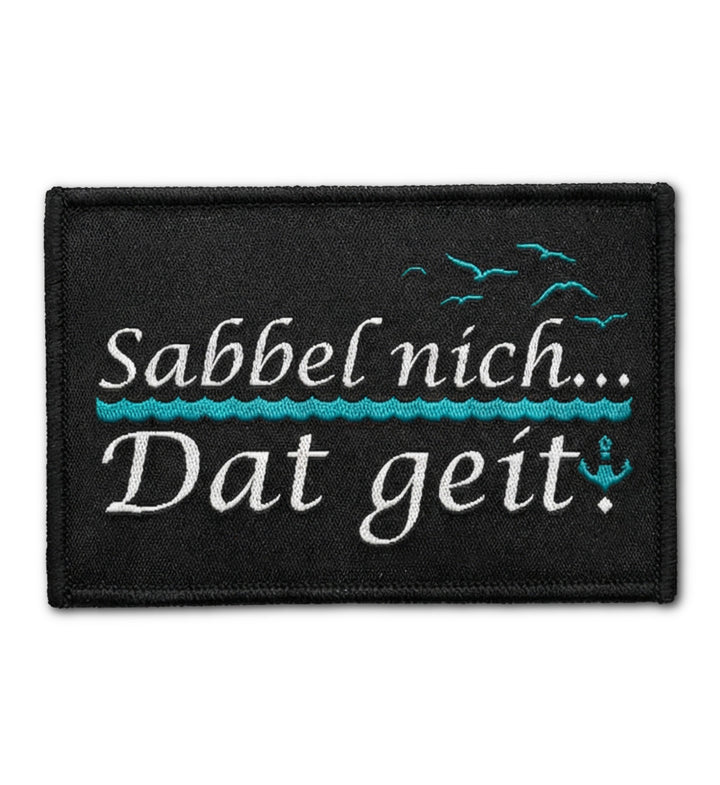 Sabbel nich... dat geit · Klettwatt Patch-Klettwatt Patch-x-x-Mooinzen