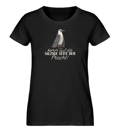 Salzige Seite der Macht · Damen Premium Bio T-Shirt-Damen Premium Bio T-Shirt-Black-S-Mooinzen