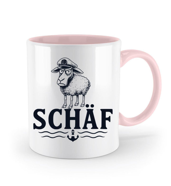 Schäf Chef Papa Vater · Keramiktasse Zweifarbig-Keramik Tasse Zweifarbig-Mooinzen