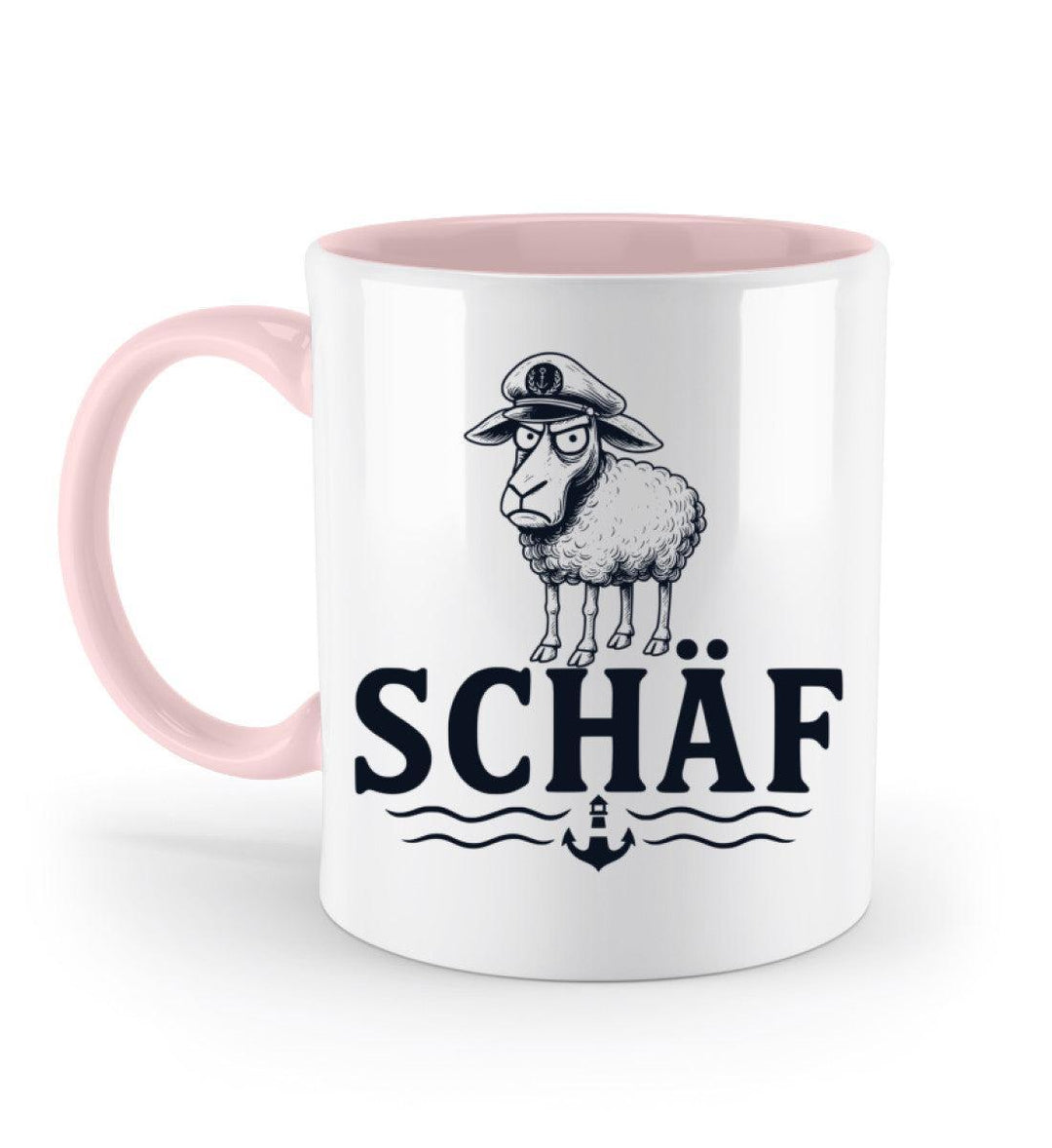 Schäf Chef Papa Vater · Keramiktasse Zweifarbig-Keramik Tasse Zweifarbig-Powder Pink-330ml-Mooinzen
