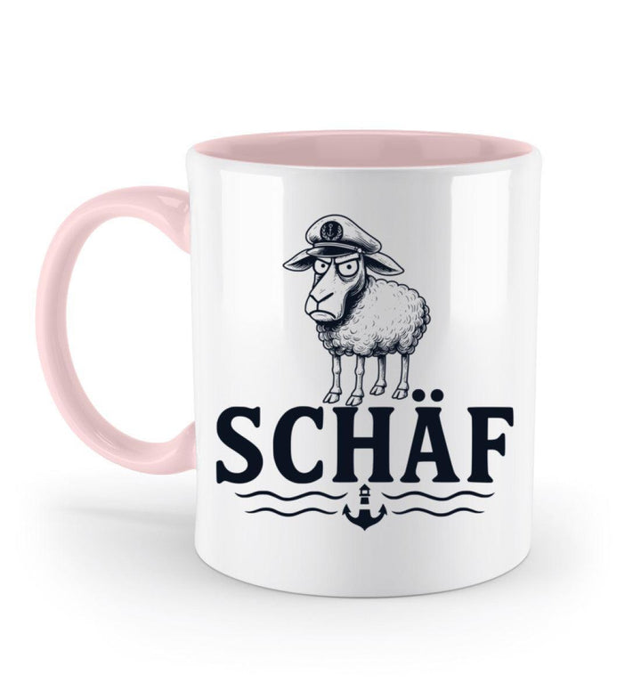 Schäf Chef Papa Vater · Keramiktasse Zweifarbig-Keramik Tasse Zweifarbig-Powder Pink-330ml-Mooinzen